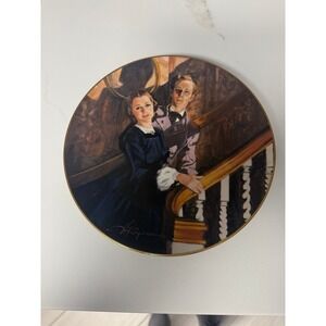 GONE WITH THE WIND COLLECTORS PLATE MELANIE AND ASHLEY #10208D
